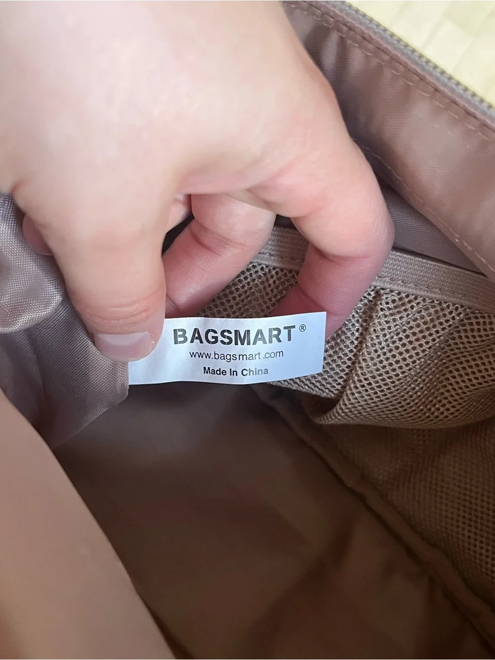 Bagsmart soft pink