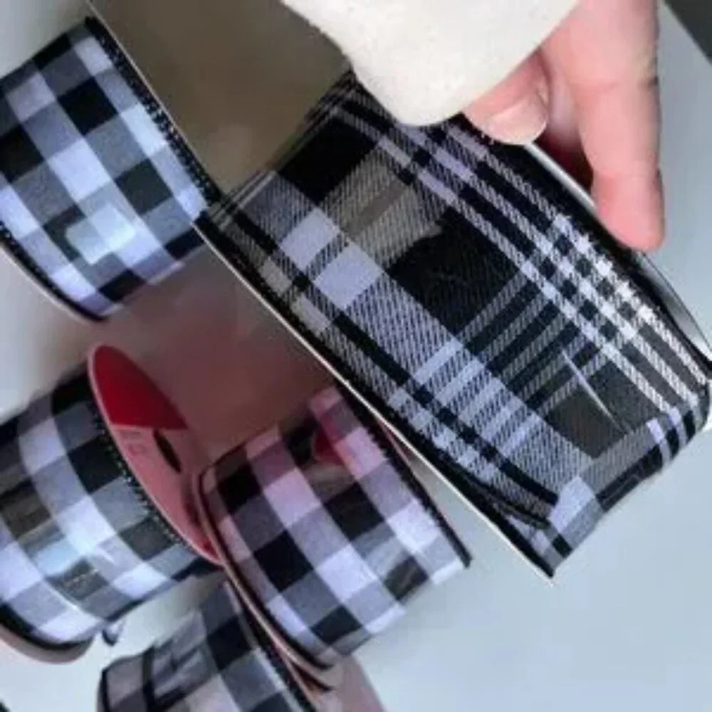 Wired Fabric Ribbon (1‎ jumbo roll / 4 standard rolls) (NEW) (p/s)
