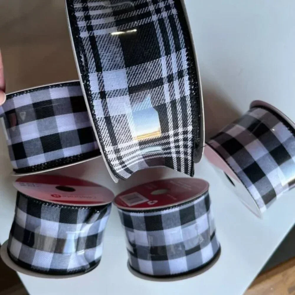 Wired Fabric Ribbon (1‎ jumbo roll / 4 standard rolls) (NEW) (p/s)