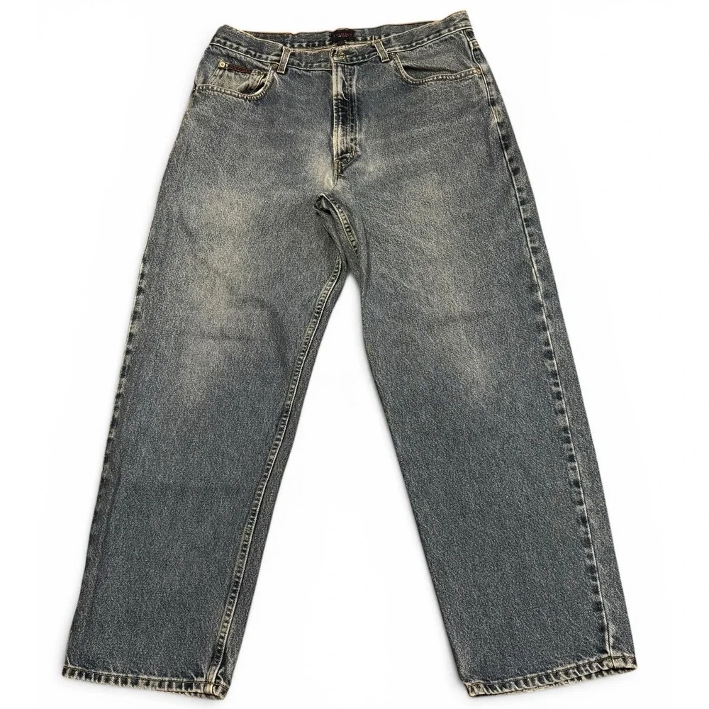 Vintage Tommy Jeans Relaxed Fit Jeans Mens 36x30 Blue Denim Y2K