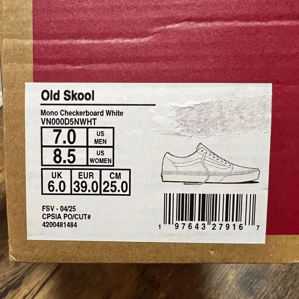 Vans features large