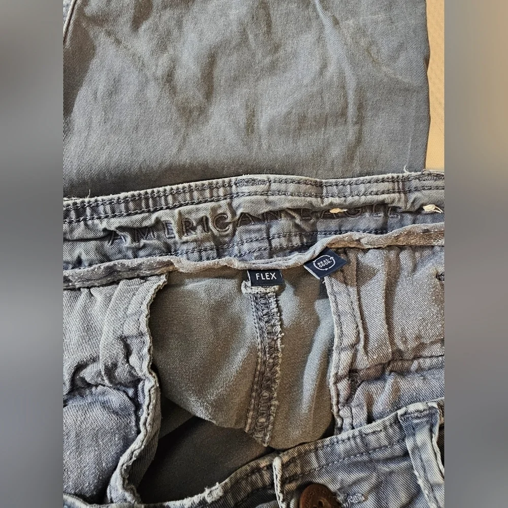 American Eagle Outfitters blue wear cargo