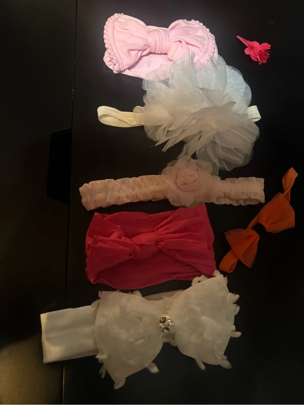 Lot of Baby Bows/ Headbands/ Clips