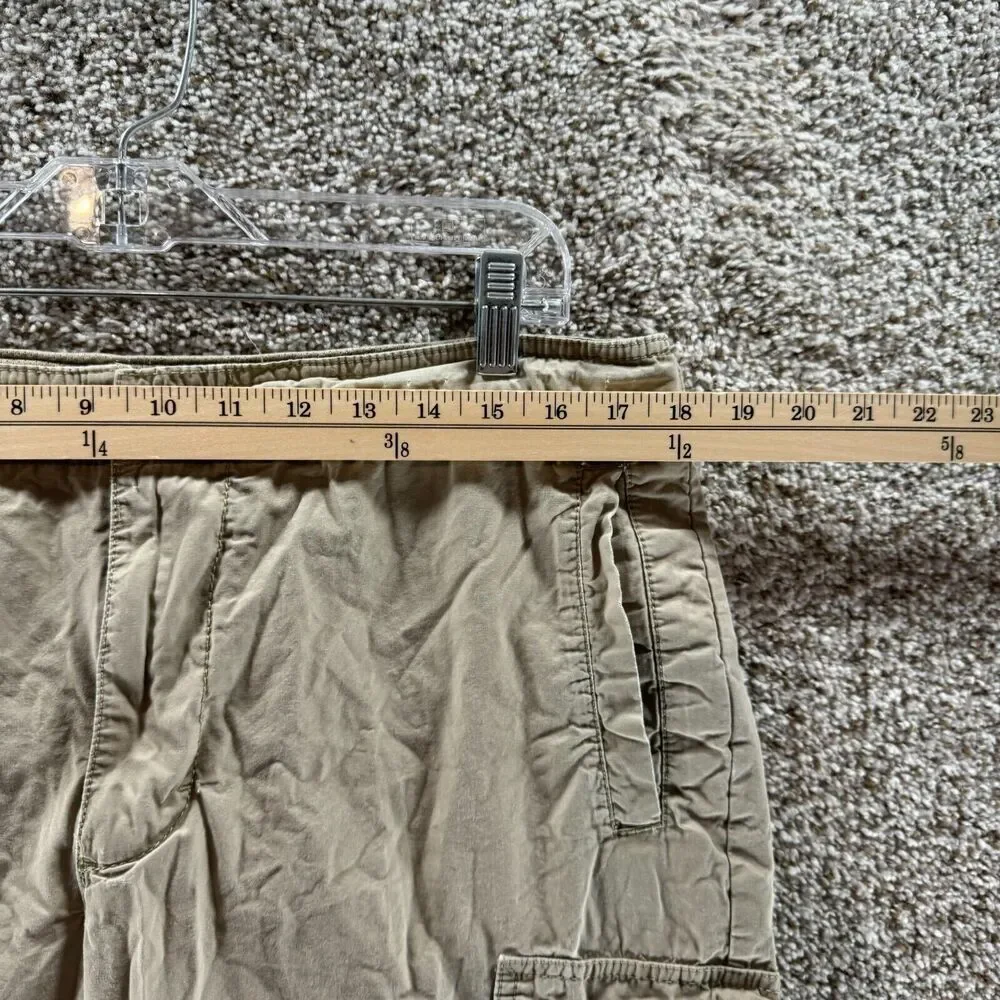 Nike Shorts Mens Medium Tan Cargo The Athletic Department Adjustable Waist Adult