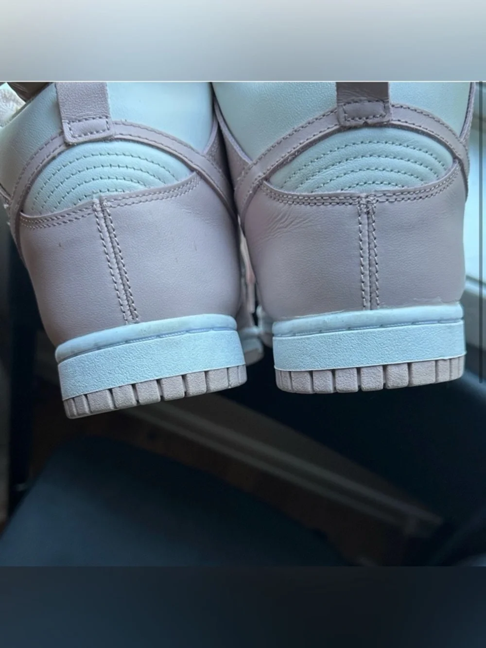 Nike Blush Pink & Cream White High Top Dunks Women’s Size 8