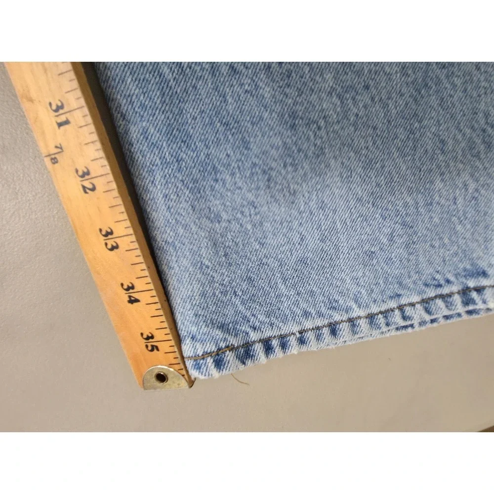 Vintage 90s Levi's 880 Jeans Men 36 X36 Blue Straight Lightwash USA Tag 38x36
