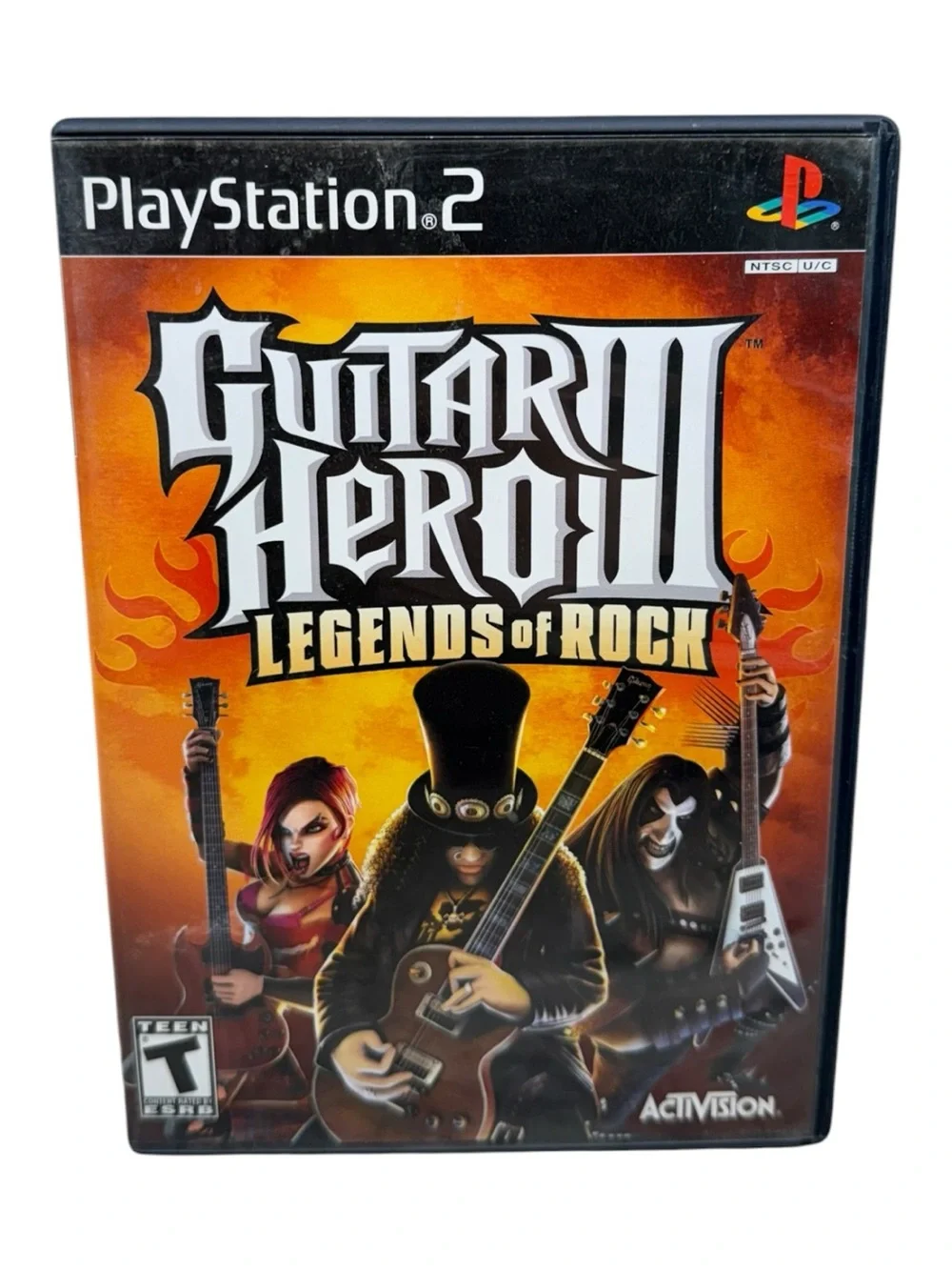 Case and Manual Only NO GAME Guitar Hero III Legends of Rock PS2 Authentic