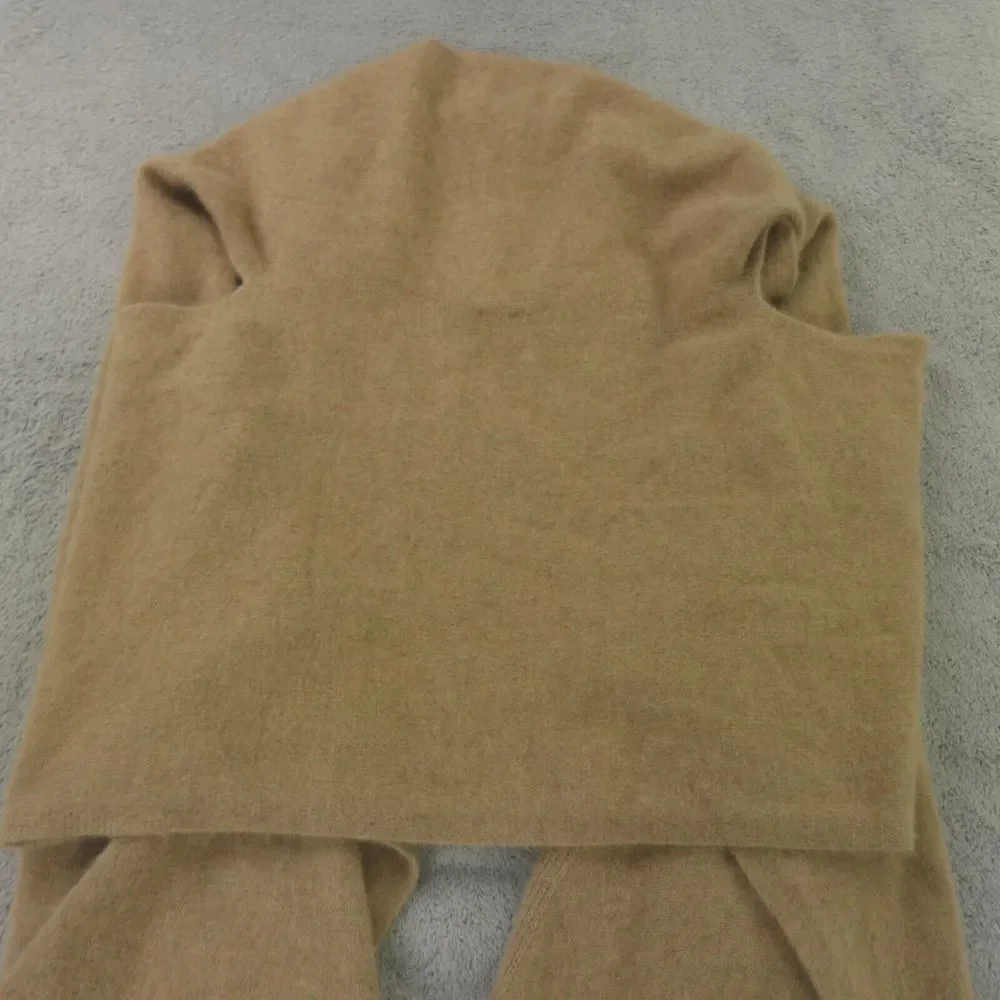 CT Plage Sweater Wrap Camel Tan Racoon Fox 2 Way Stole‎