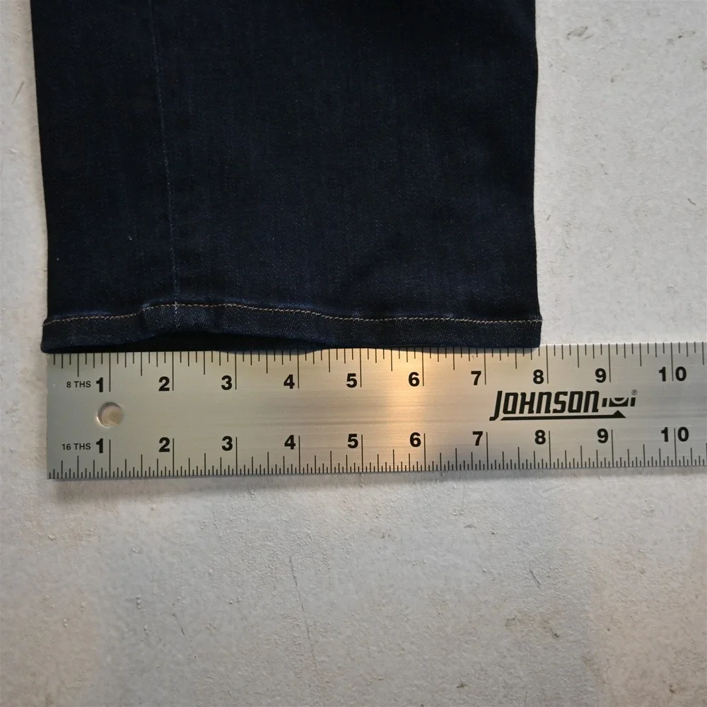 True Religion 38x30 Medium Wash Stretch Denim Ricky Relaxed Straight Mens Jeans