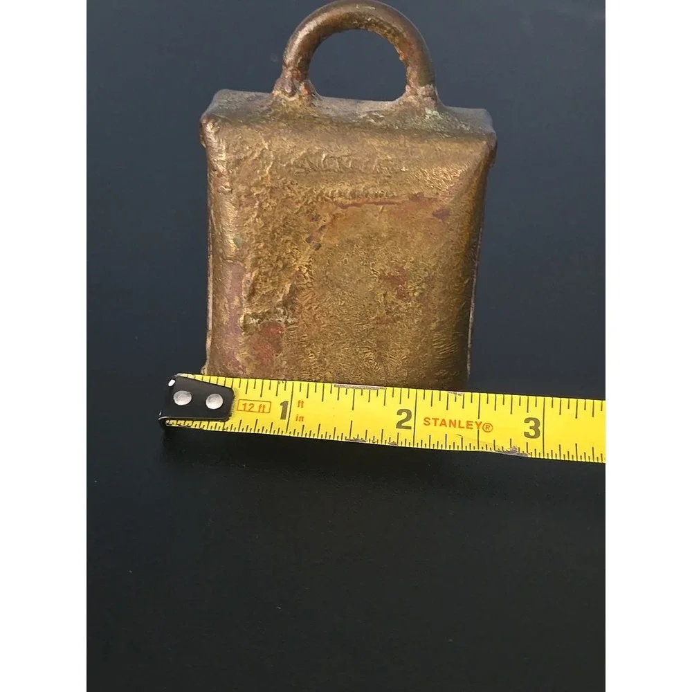 Handmade vintage brass