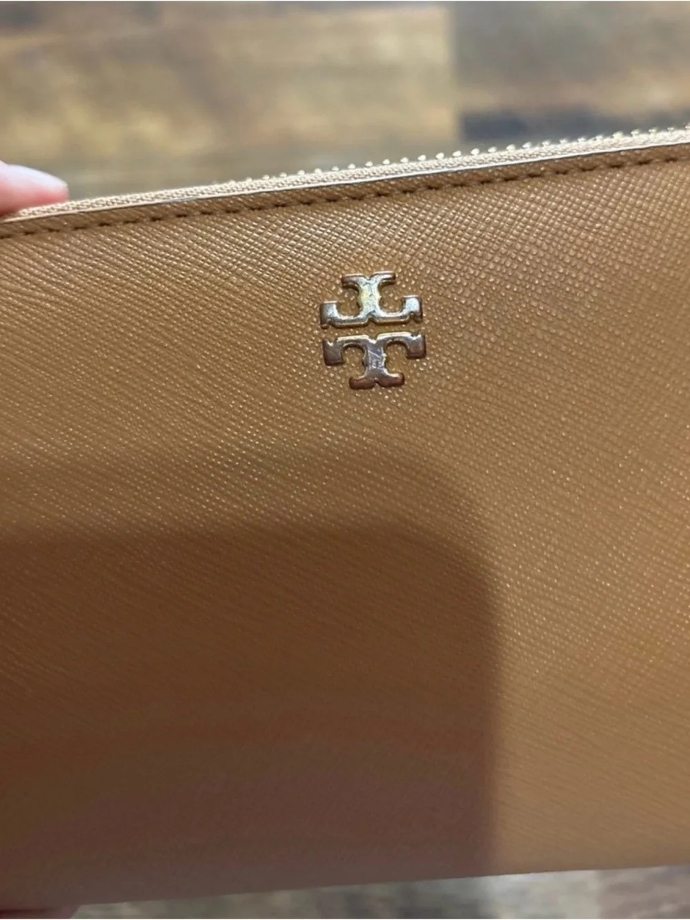 Tory Burch Zip‎ Around Wallet - Tan