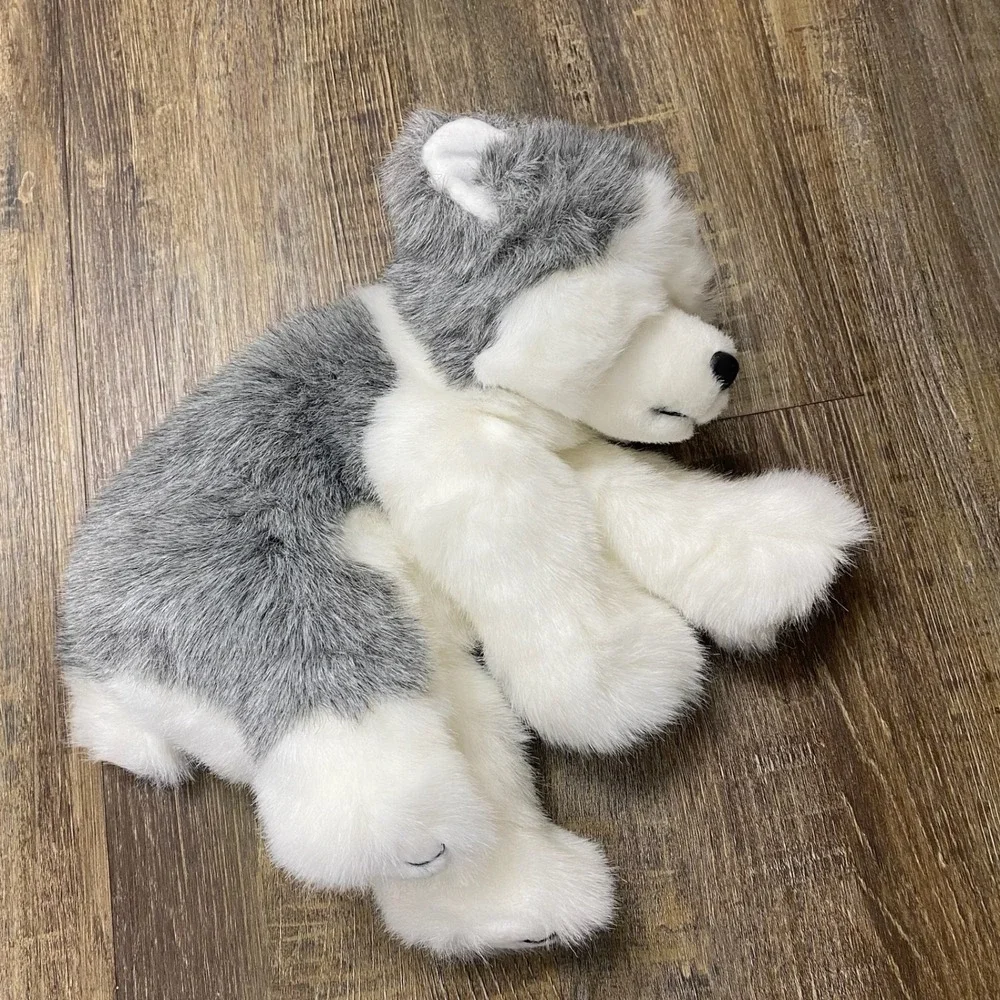 Ty Classic Dakota‎ Husky Dog Plush Grey White Retired 2001 Stuffed Animal w/tags