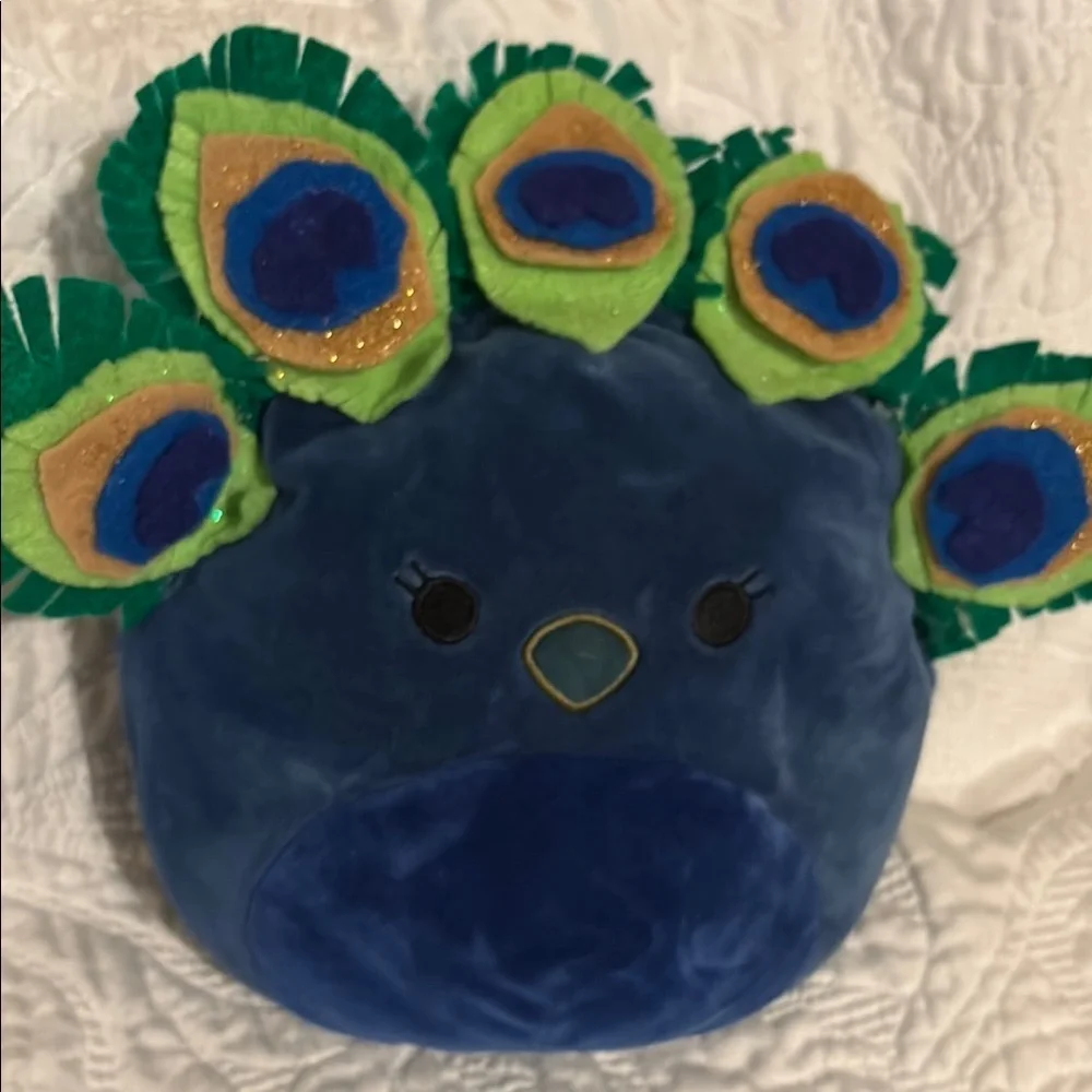 Custom Peacock squishmallow Toy