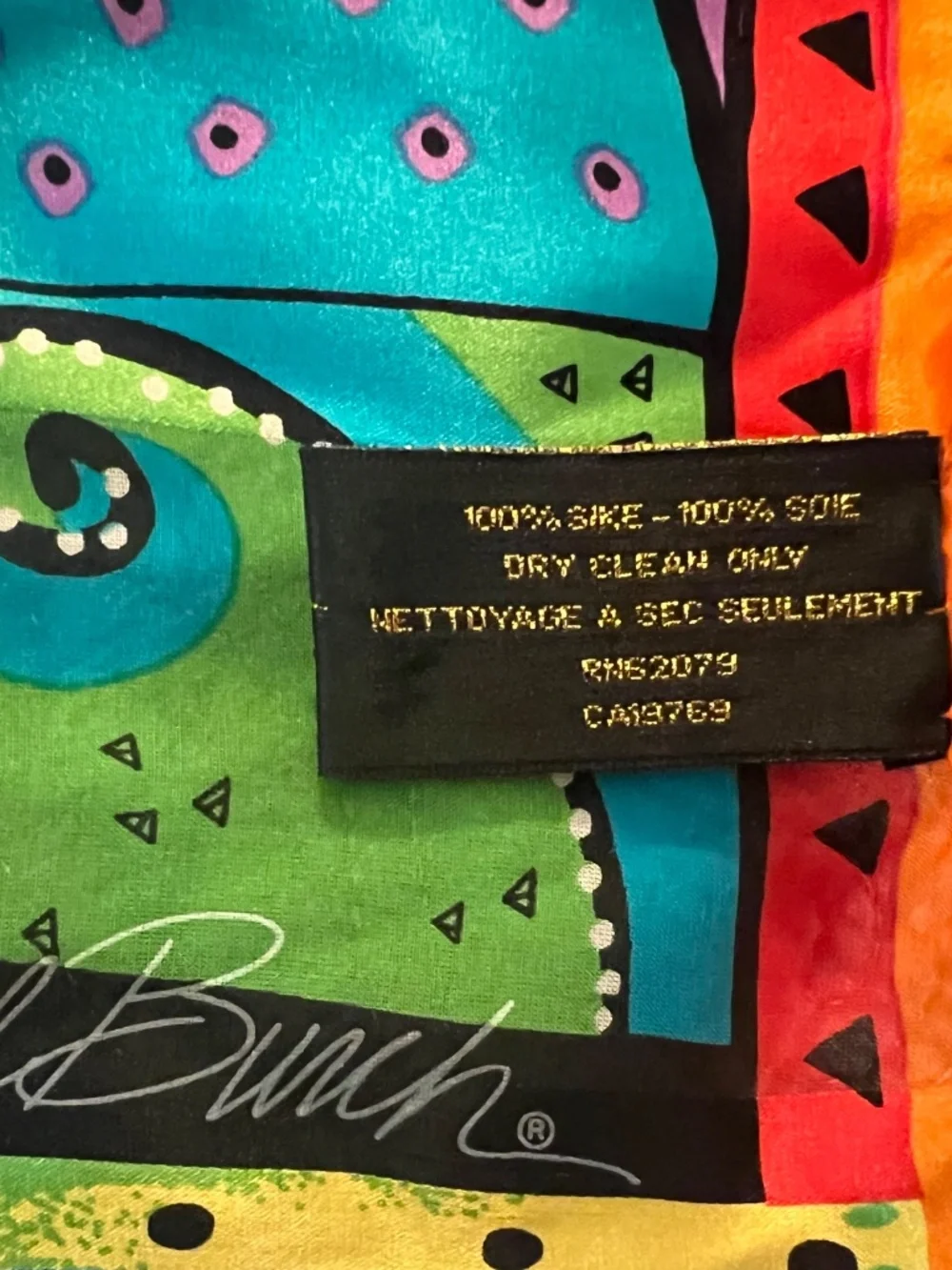 Laurel Burch Cat Square Silk Scarf