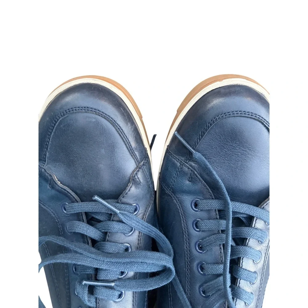 Cole Haan Grand Crosscourt II‎ Leather Navy Blue Casual Sneakers