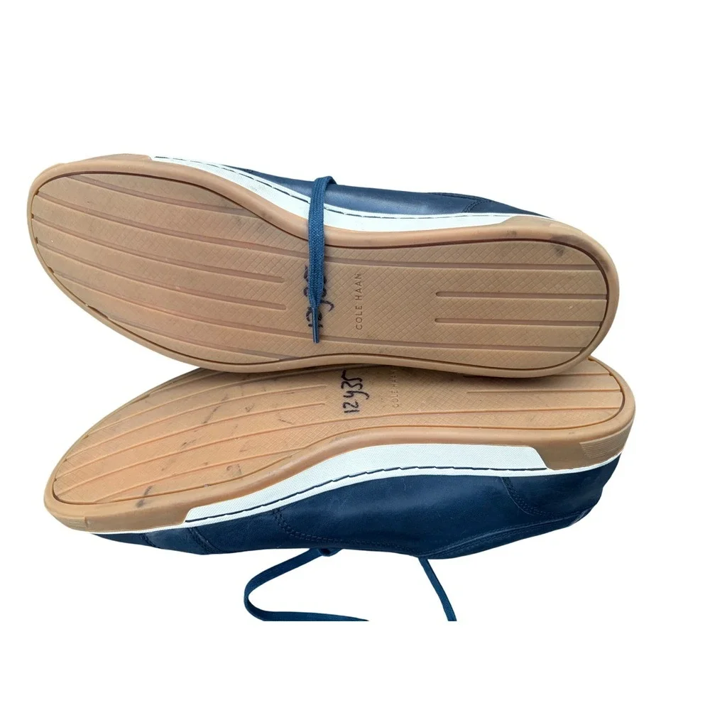 Cole Haan Grand Crosscourt II‎ Leather Navy Blue Casual Sneakers