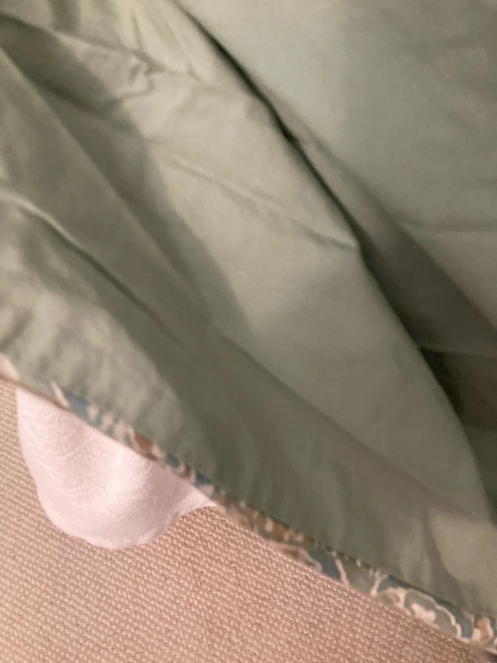 Pottery barn Green Paisley Home full/queen duvet and pillow shams