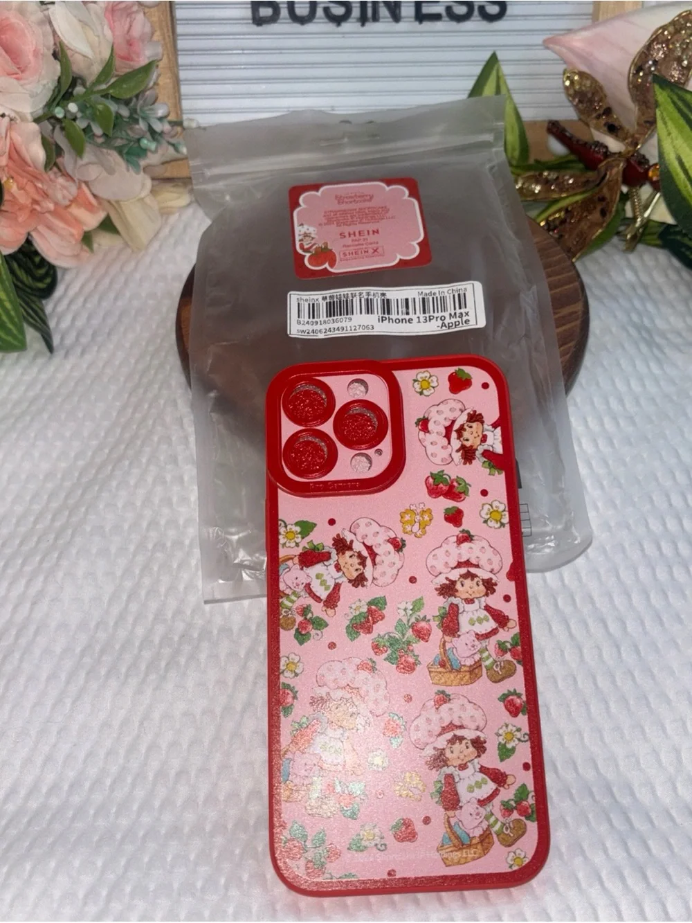 NEW STRAWBERRY SHORTCAKE IPHONE 13 PRO MAX PHONE CASE