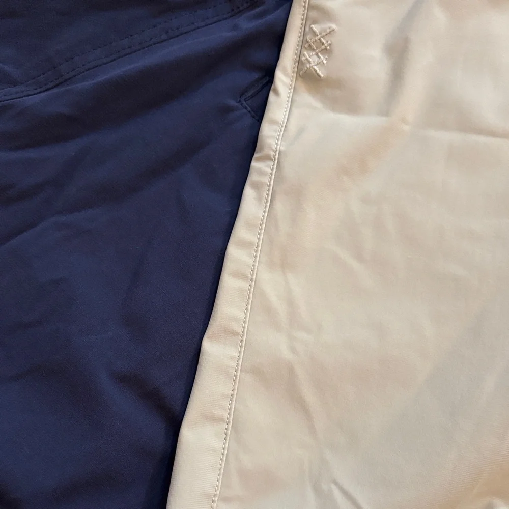 RHONE Men's Size 38 Flat Front Gray Shorts Golf Outdoor Resort Dress‎