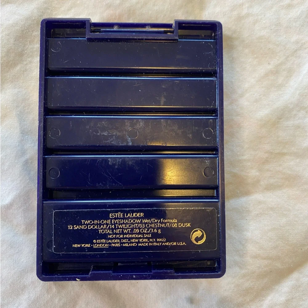 Estée Lauder Two In One Eyeshadow Sand Dollar Twilight‎ Chestnut Dusk .09 Oz