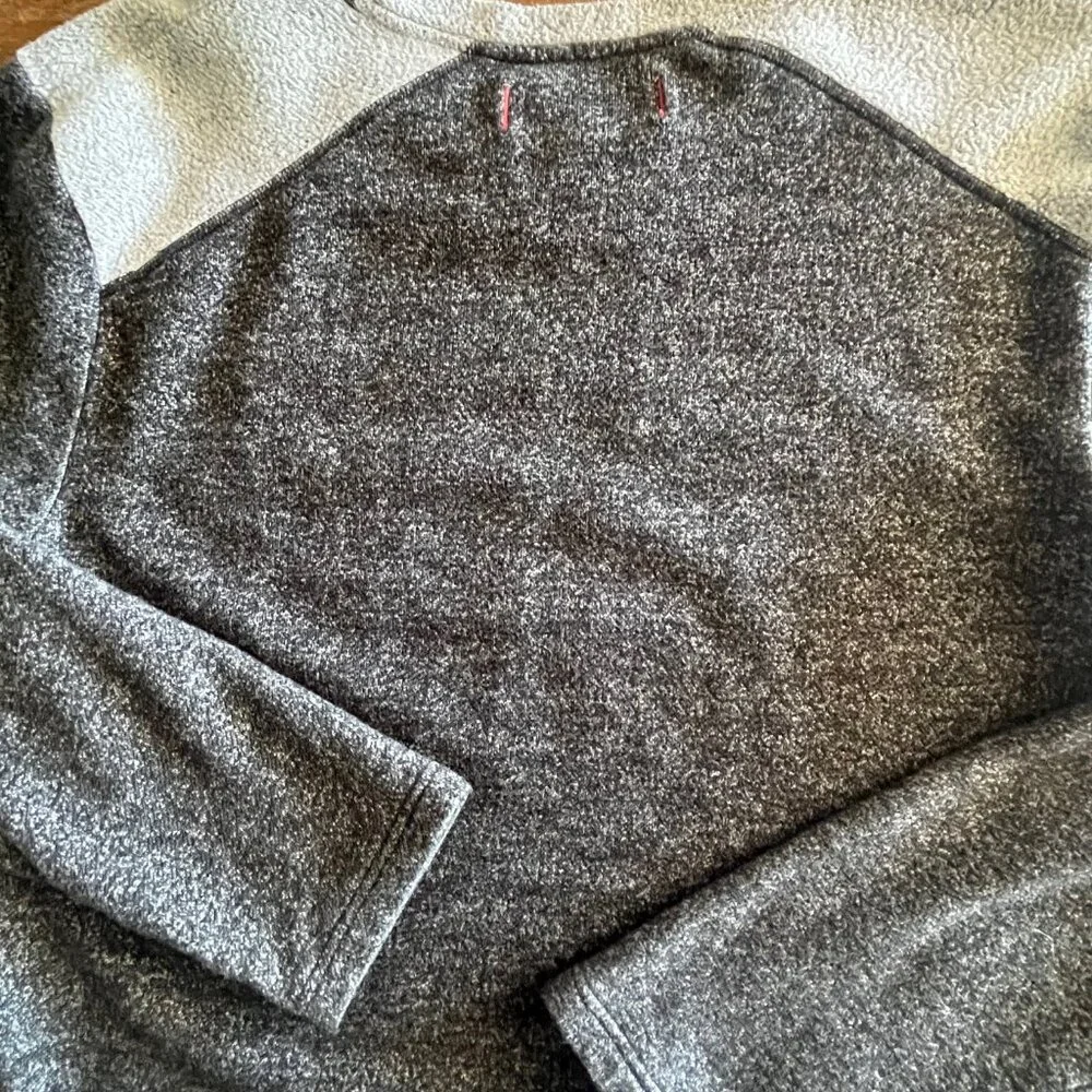 Tommy Bahama Grey Lounge Pullover Sleepwear Fleece Shirt Sweatshirt‎ Mens XL