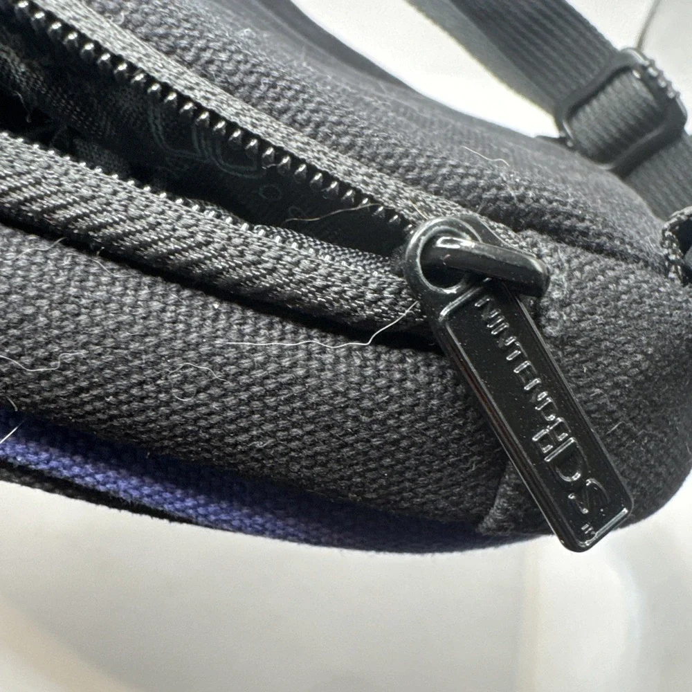 Nintendo DS 3DS Carrying Case Blue Rare Canvas Backpack Style Straps On Bag