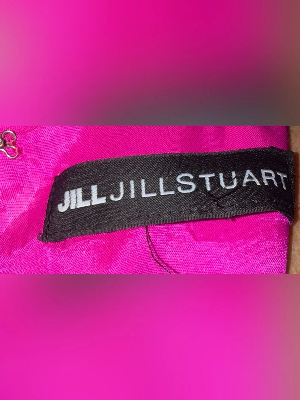JILL STUART HOT PINK CUTOUT MAXI DRESS S