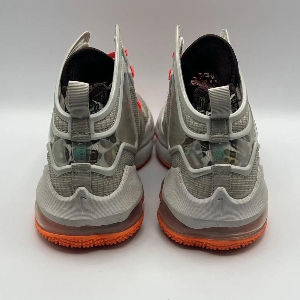 2021 Nike LeBron 19 Mid Gray Basketball Shoes - Youth Size 6 Women's‎ Size 7.5
