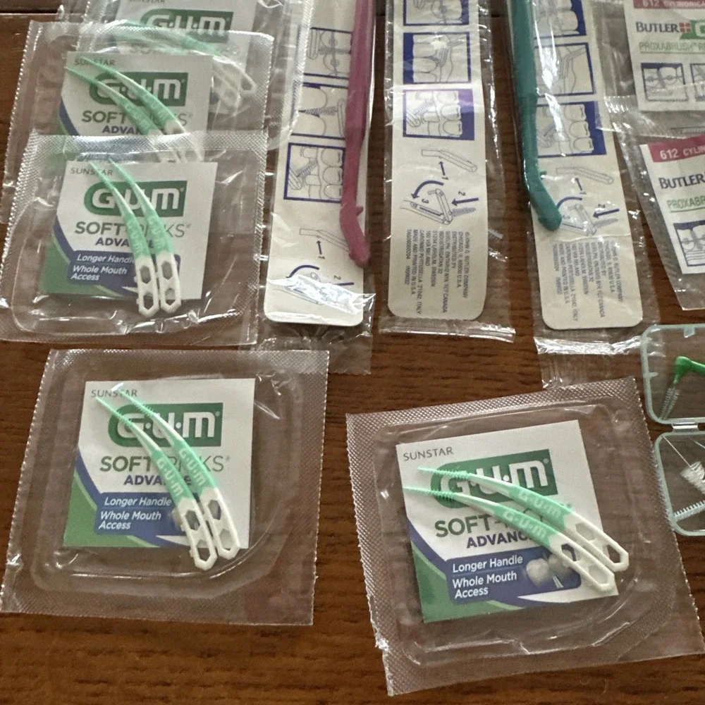 14 Proxabrush Teeth Care Items Handles Brushes Floss Gum Soft Picks Go-Between B