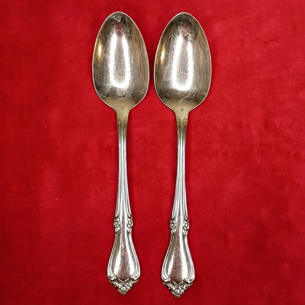 Set of 2 Teaspoons Oneida Celebrity SSS‎ Stainless Flatware 6