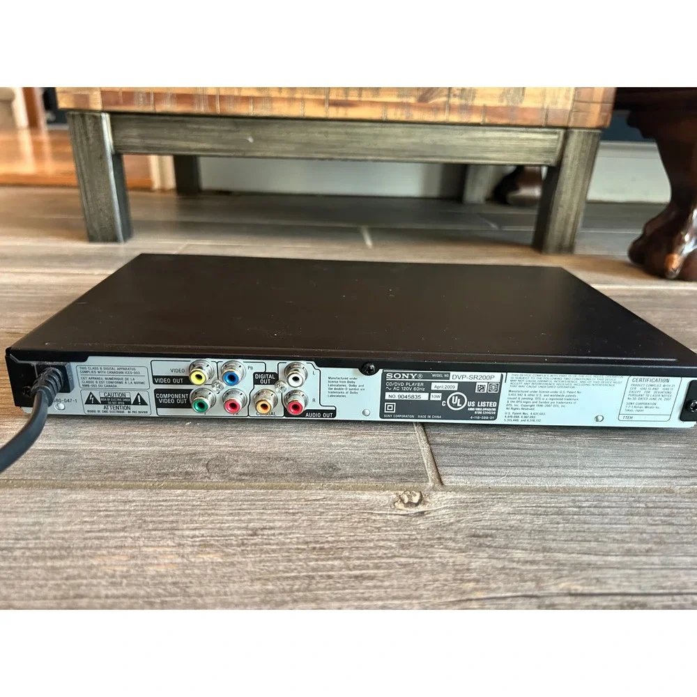 Sony dvp sr200p