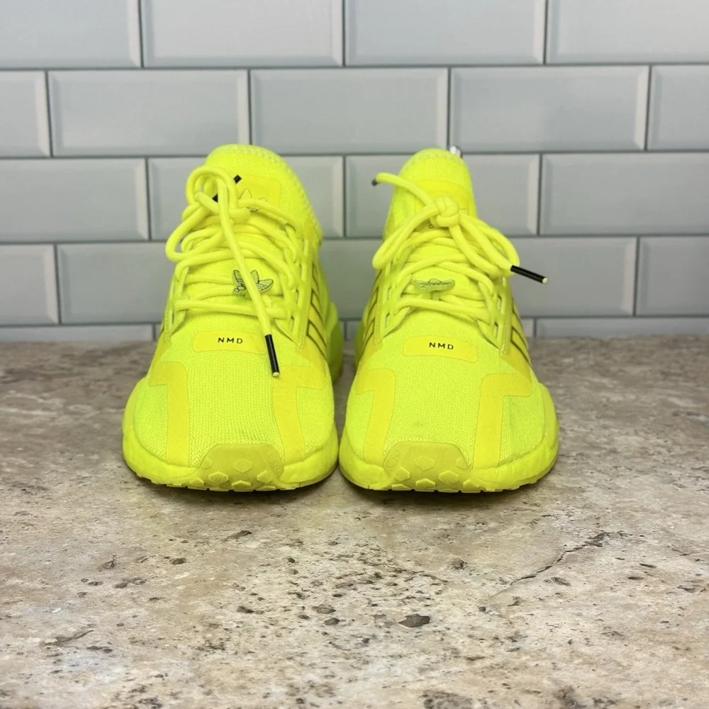 Adidas NMD_R1 V2 - Men's 5.5 - Solar Yellow Running Shoes Sneakers