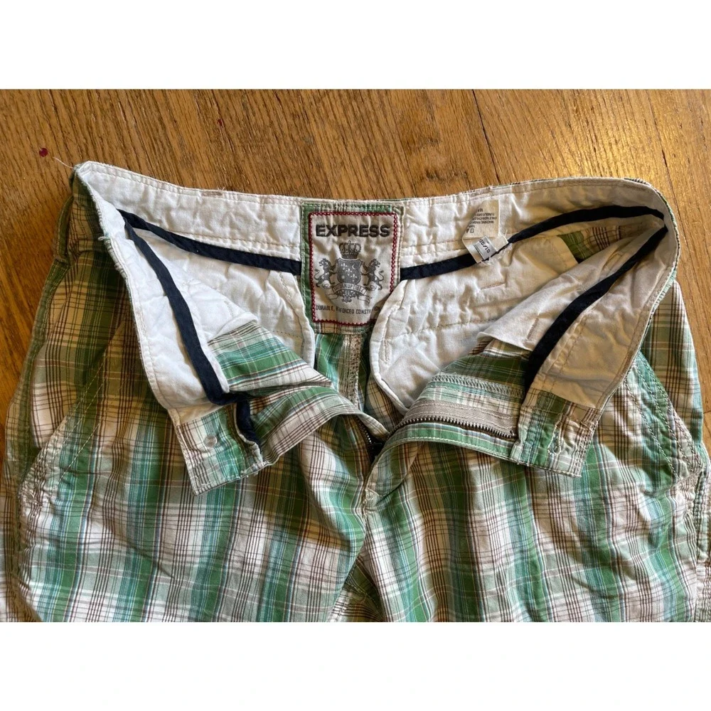 Express plaid shorts
