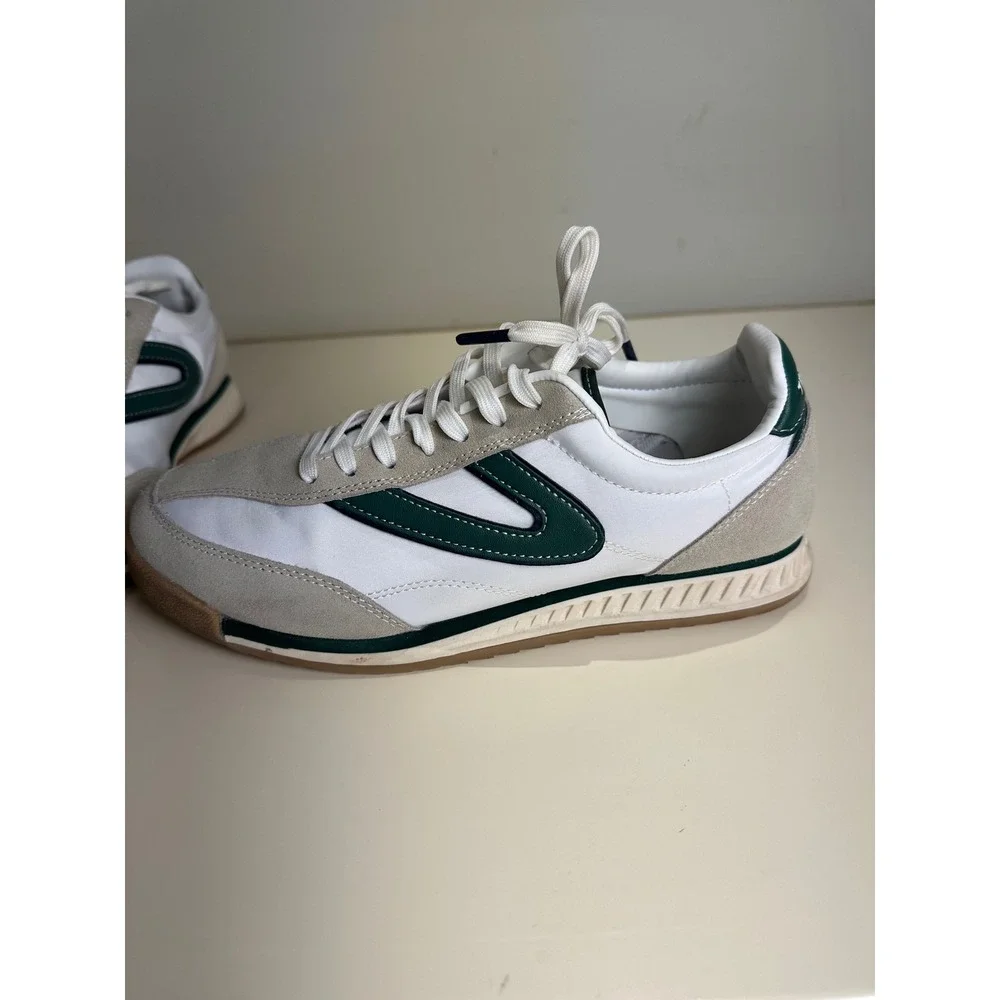 Tretorn Rawlins Kristine‎ Sneakers Women's Size 8M White/Green Low Top Shoes