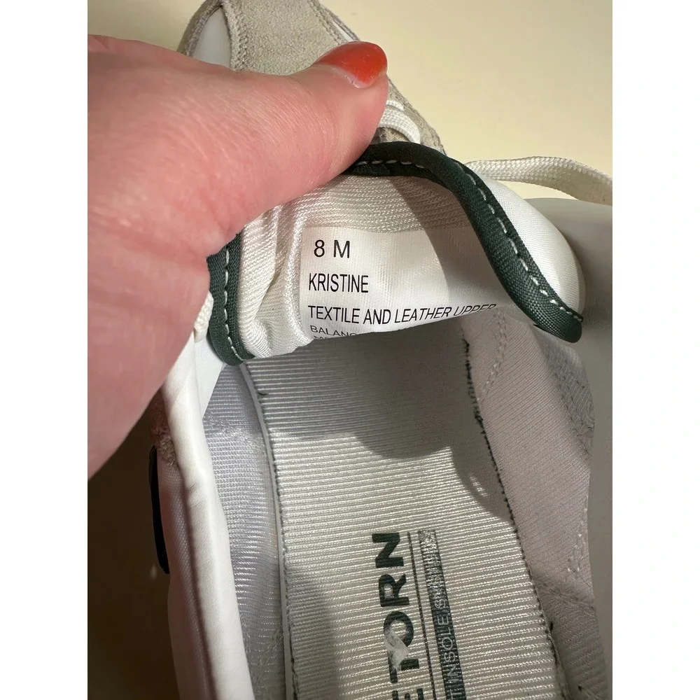 Tretorn Rawlins Kristine‎ Sneakers Women's Size 8M White/Green Low Top Shoes