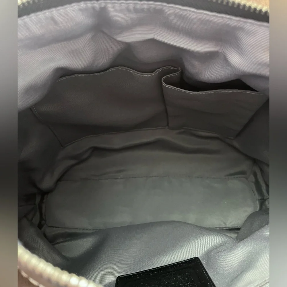 Coach sleek black