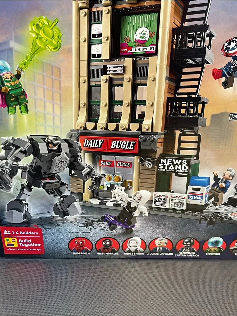 LEGO Marvel Spider-Man Daily Bugle Building Set - 76342 - Tan, Black, Red NIP