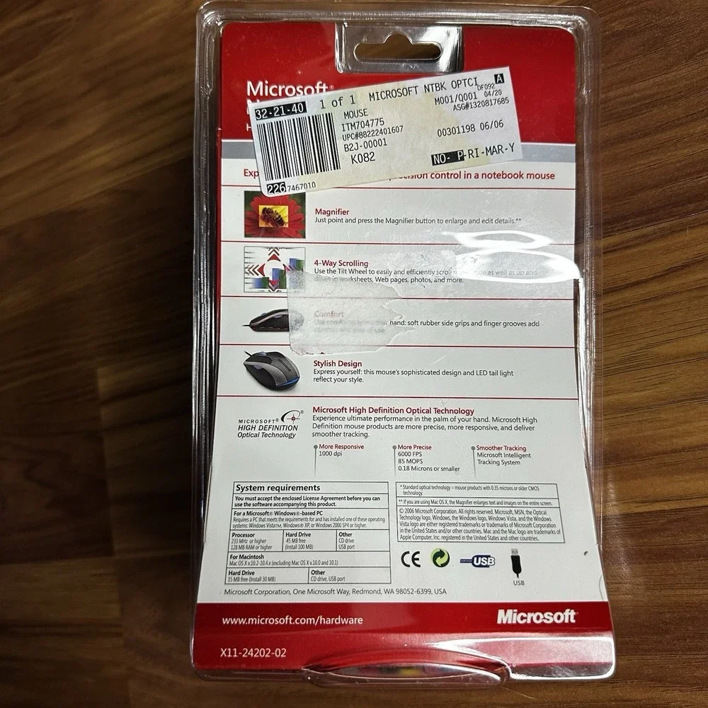 Microsoft wired notebook