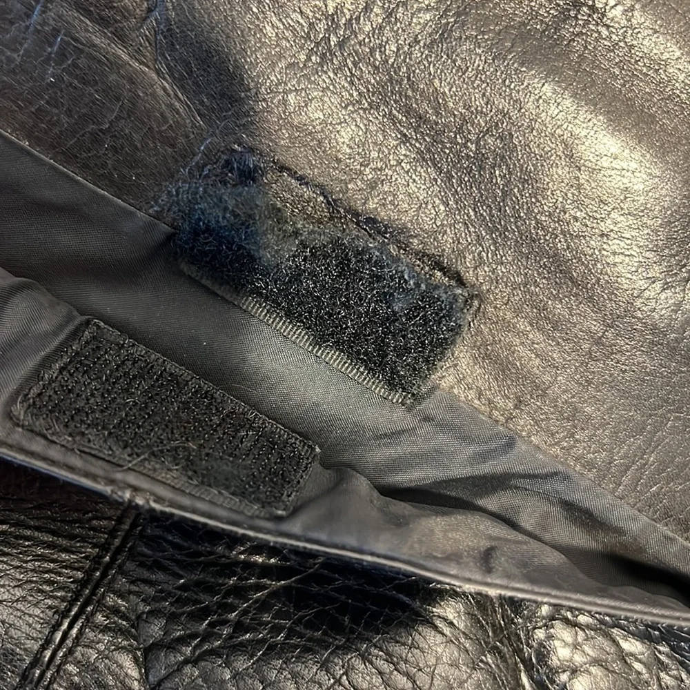 Frye black leather