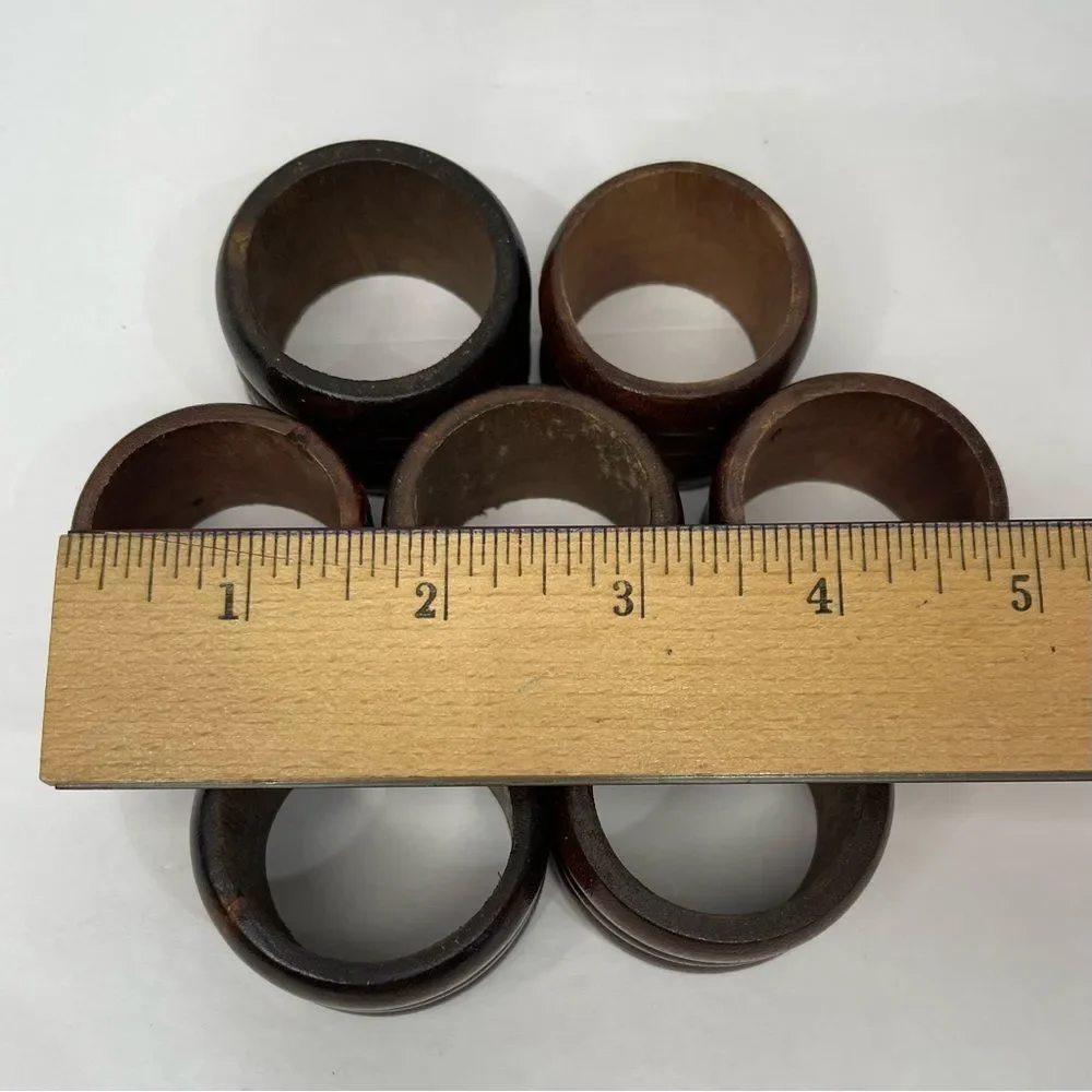 Vintage rustic neutral rings
