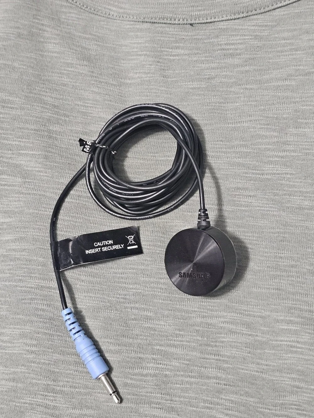 Samsung IR Extender with Black Receiver and Light Blue 3.5mm Plug New