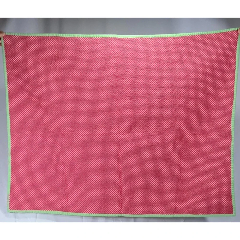 Vintage Style Nursery Baby Quilt Teddy Bear Rocking Horse‎ Elephant Bunny Pastel