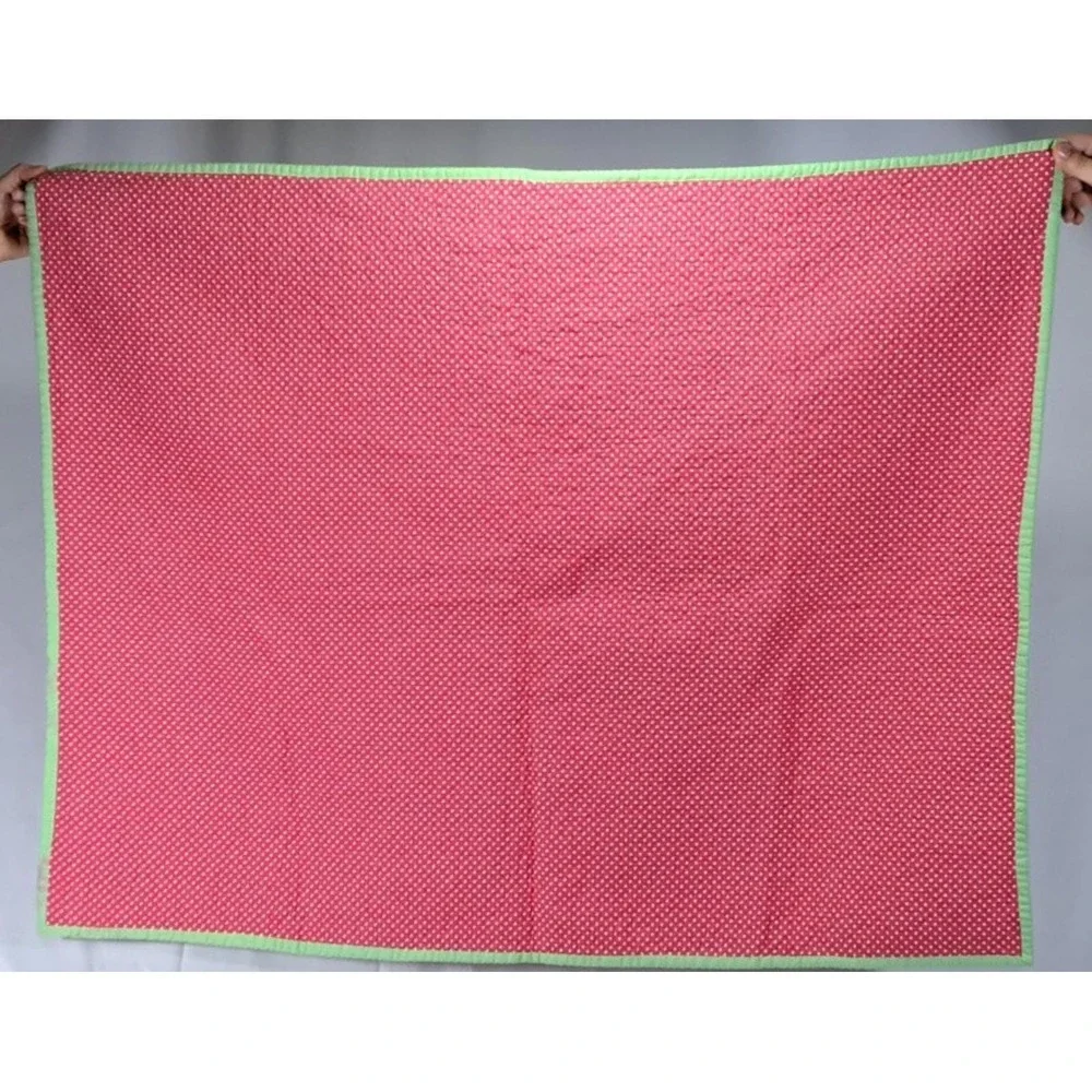 Vintage Style Nursery Baby Quilt Teddy Bear Rocking Horse‎ Elephant Bunny Pastel
