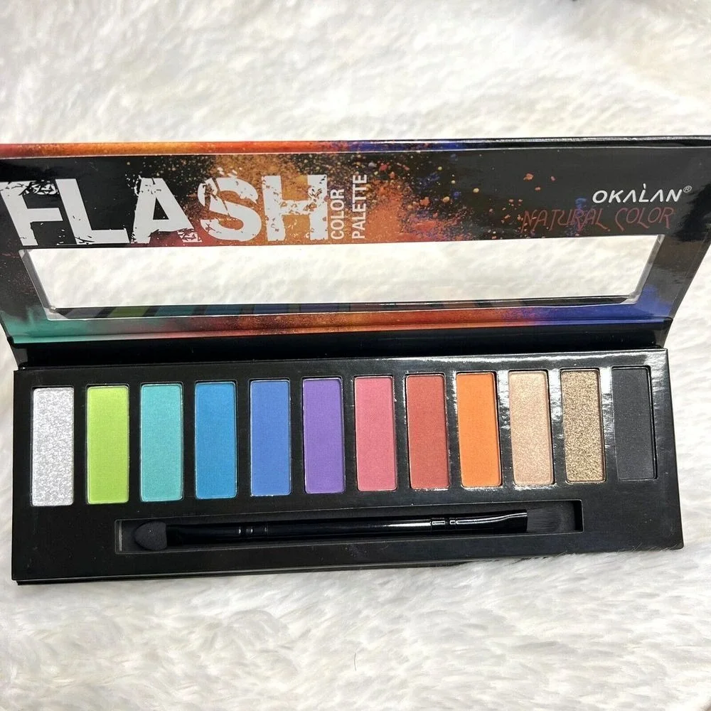 OKALAN FLASH‎ COLOR PALETTE 12 Color Eyeshadow Palette