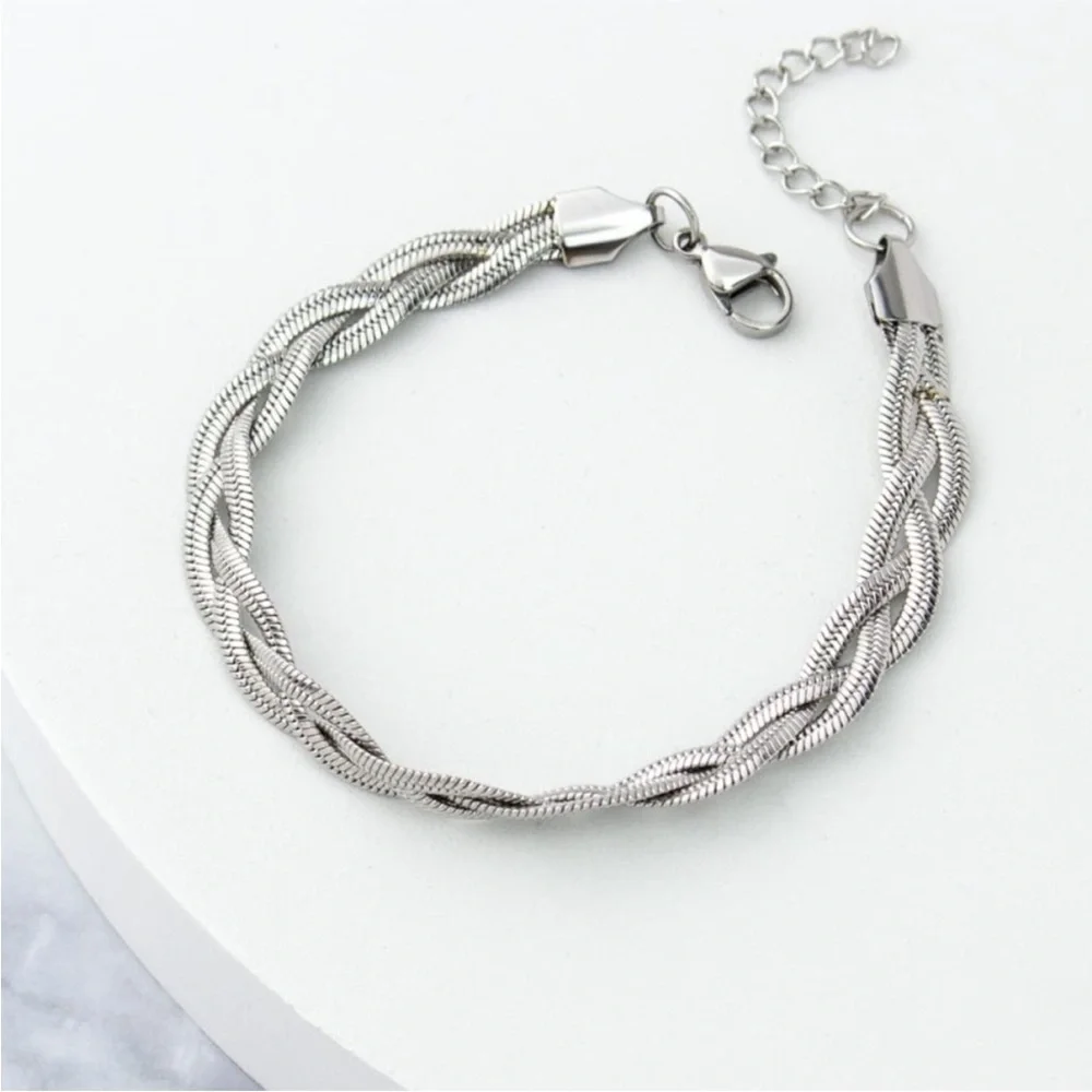 Anthropologie chic silver