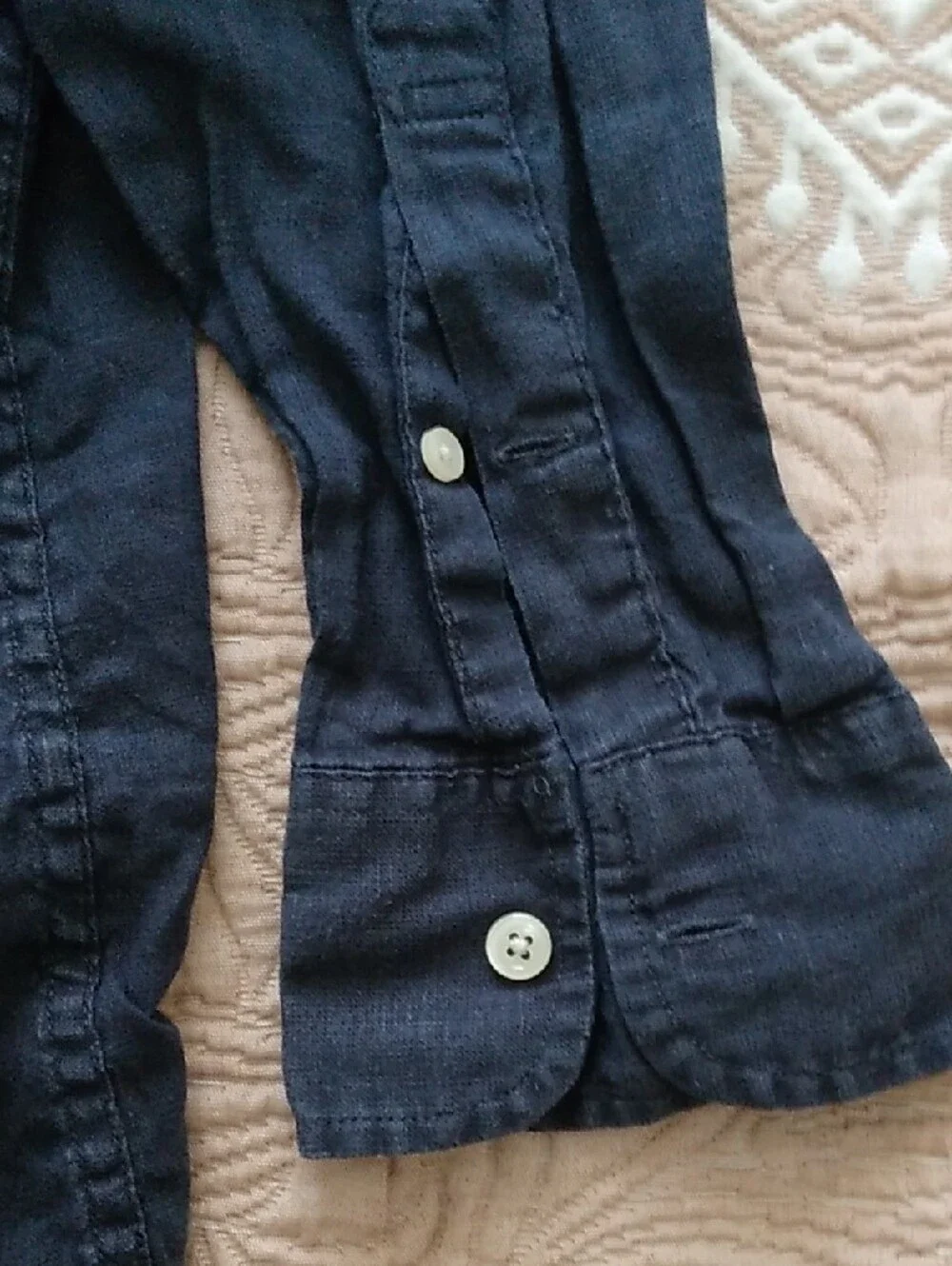 J. Crew Navy Button-Down Oxford Shirt