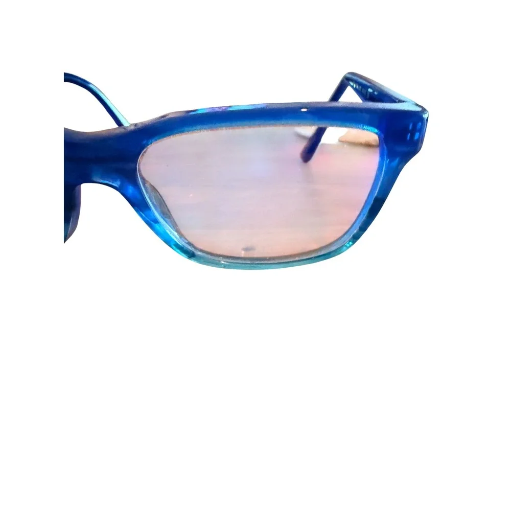 Ray-Ban Junior Kids Blue Translucent Eyeglass FRAMES ONLY RB 1536 3731 48-16 130