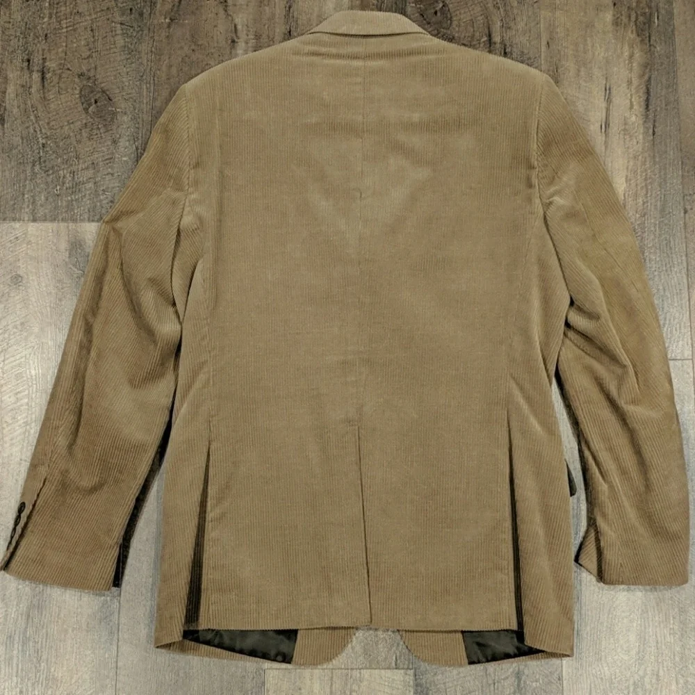 H&M Men's Camel Color Corduroy Blazer Size 41R