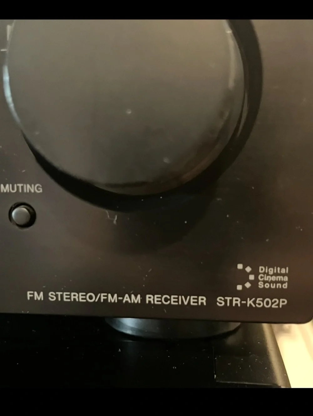 SONY STR-K502P Stereo Reciever / Digital Cinema Sound : VG Condition