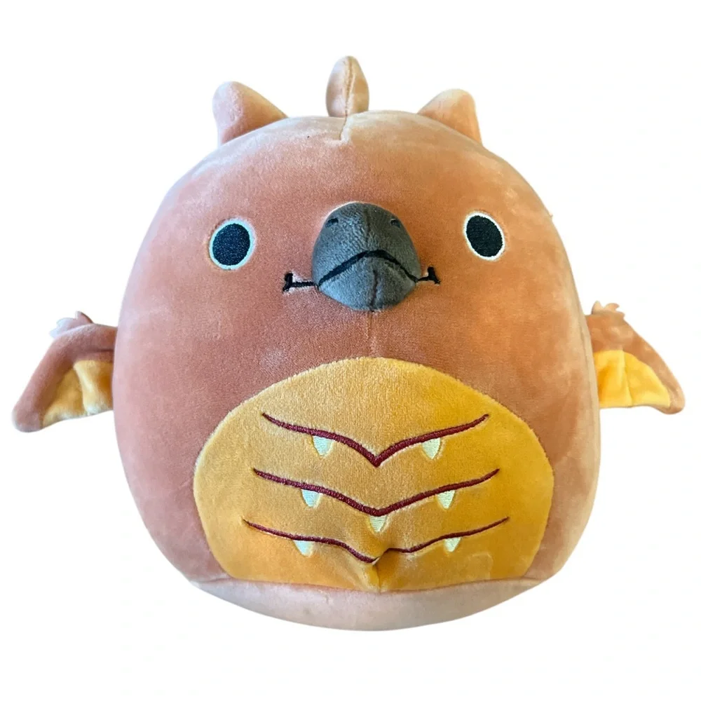 Squishmallows Rodan Kaiju Plush‎ Godzilla Series Brown Orange 8” NWT